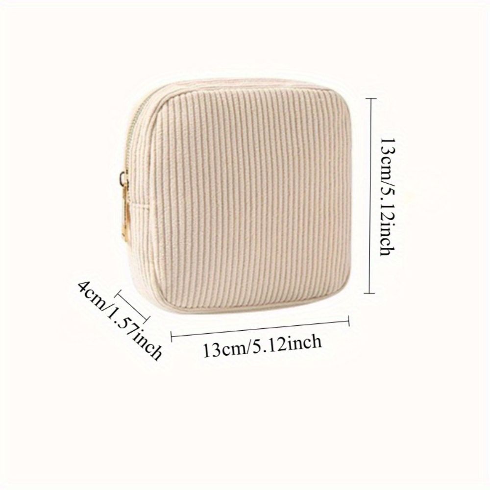 Velours Make-uptasje Set – Compact en Stijlvol