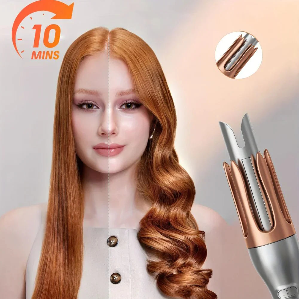 Automatische Krultang met Roterende Staaf – Anti-Klit & Veilige Styling