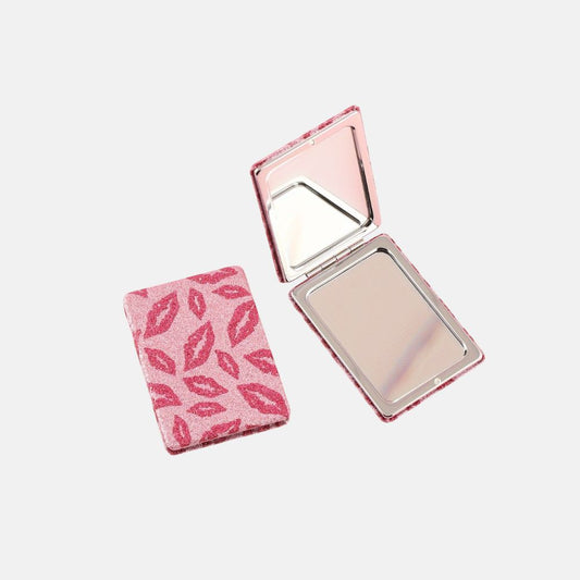 Compacte Glitter Pocketspiegel