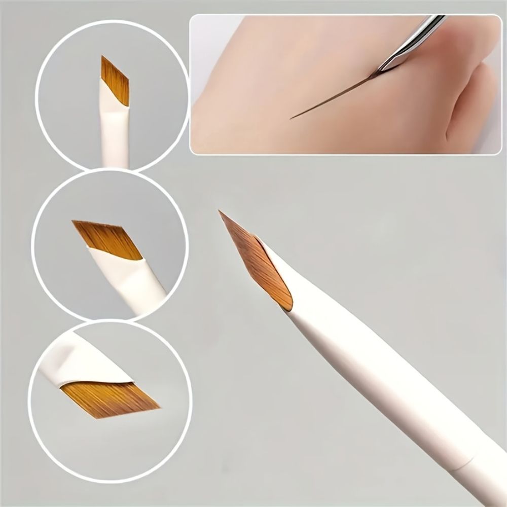 Precisiehoek Eyeliner Wenkbrauwborstel