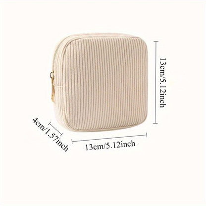 Velours Make-uptasje Set – Compact en Stijlvol