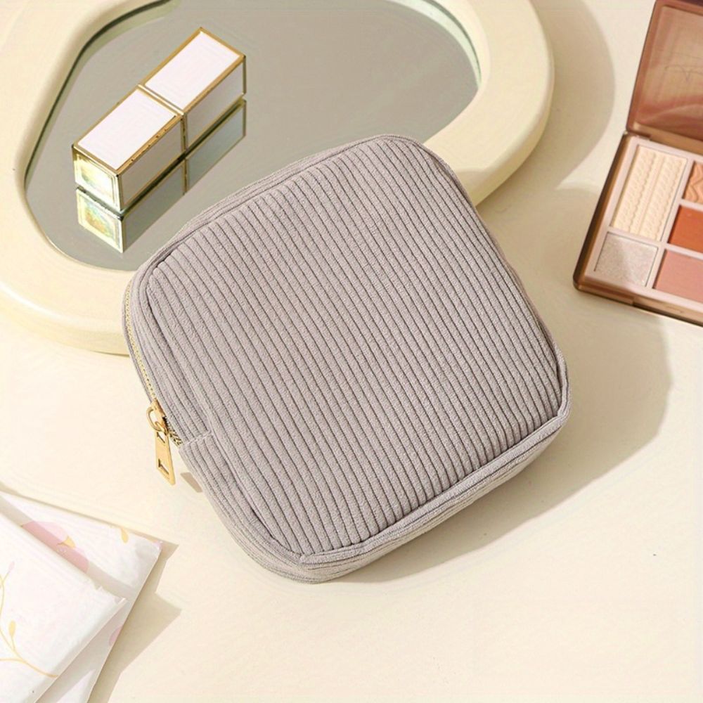 Velours Make-uptasje Set – Compact en Stijlvol