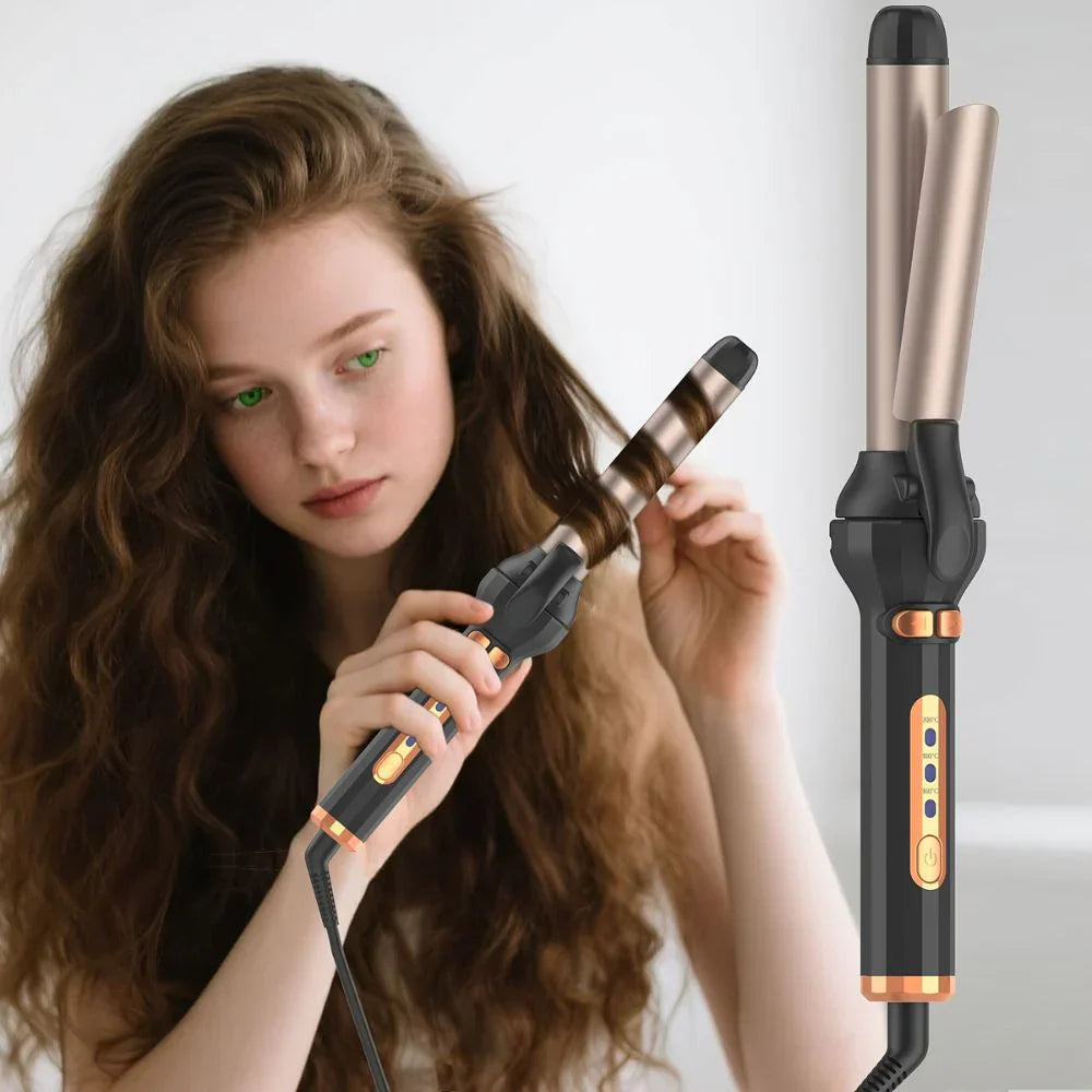 Roterende Krultang met Temperatuurregeling – Professionele Styling